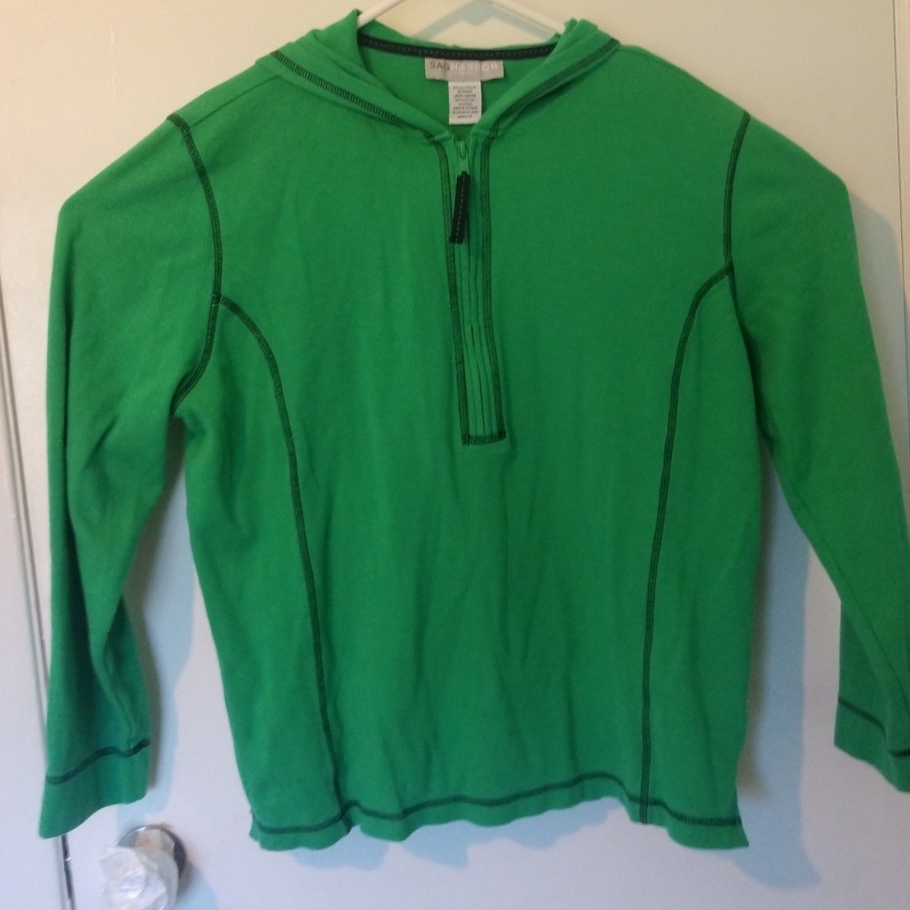 Sag Harbor Womens Size L Hooded Hoodie Sweatshirt